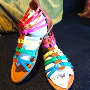 Double Loop Gladiator Sandal